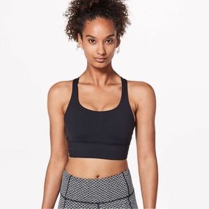 Lululemon longline energy bra black